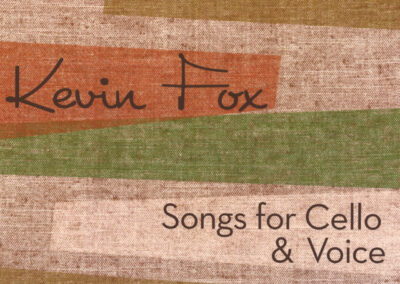 Songs For Cello And Voice